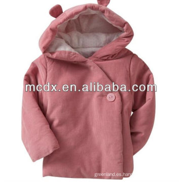 invierno 100% poliéster acolchado chaquetas para niños